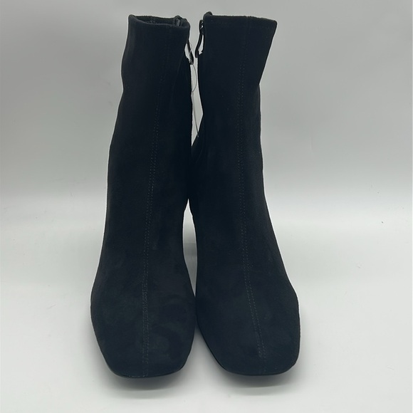 DKNY Cavale Square Toe Heeled Sock Boots Black Size 9 NWT - Picture 5 of 10